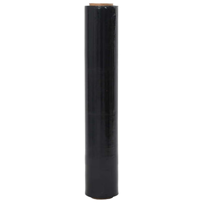 vidaXL Film étirable 2 pcs noir 17 μm 50 cm x 300 m