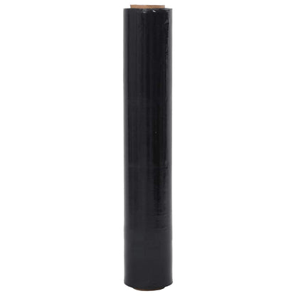 vidaXL Film étirable 6 pcs noir 30 μm 50 cm x 300 m