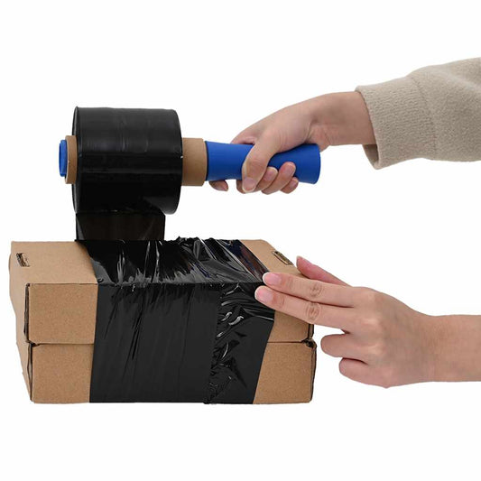 vidaXL Films étirables 10 pcs noir 23 μm 10 cm x 150 m