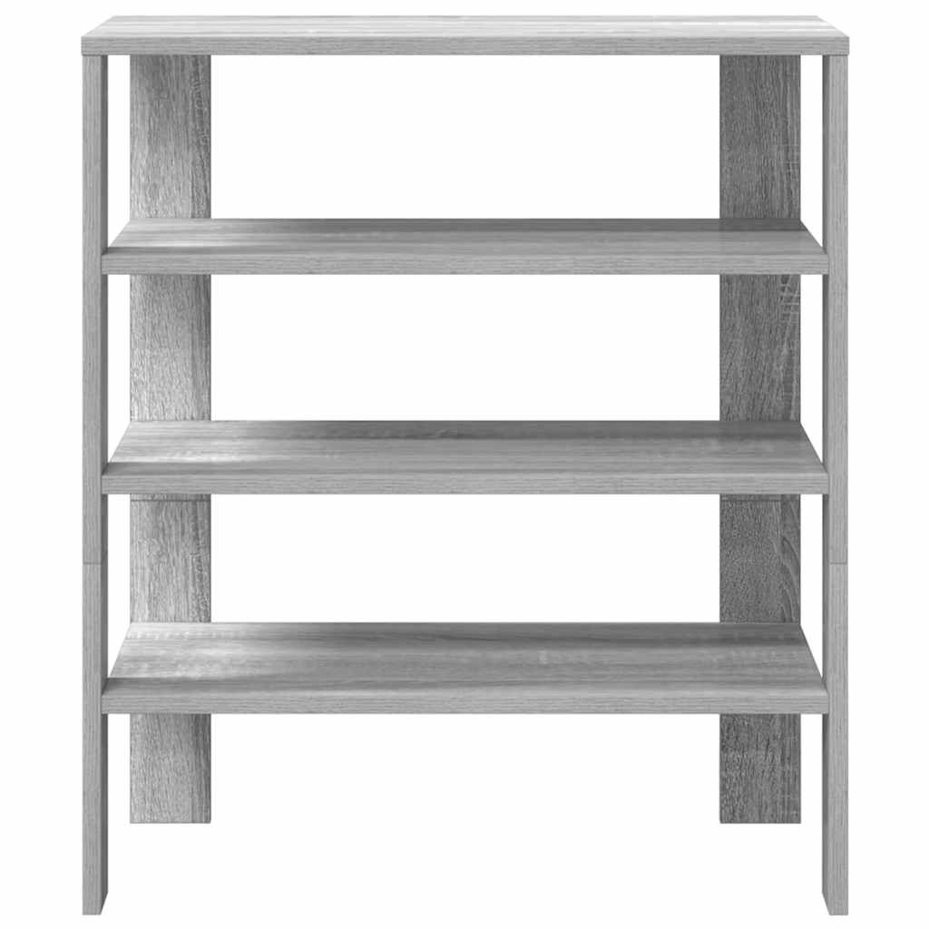 vidaXL Étagère à chaussures sonoma gris 61x32x70 cm bois d'ingénierie