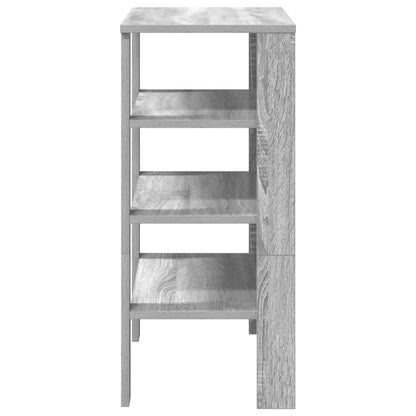 vidaXL Étagère à chaussures sonoma gris 61x32x70 cm bois d'ingénierie