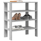 vidaXL Étagère à chaussures sonoma gris 61x32x70 cm bois d'ingénierie