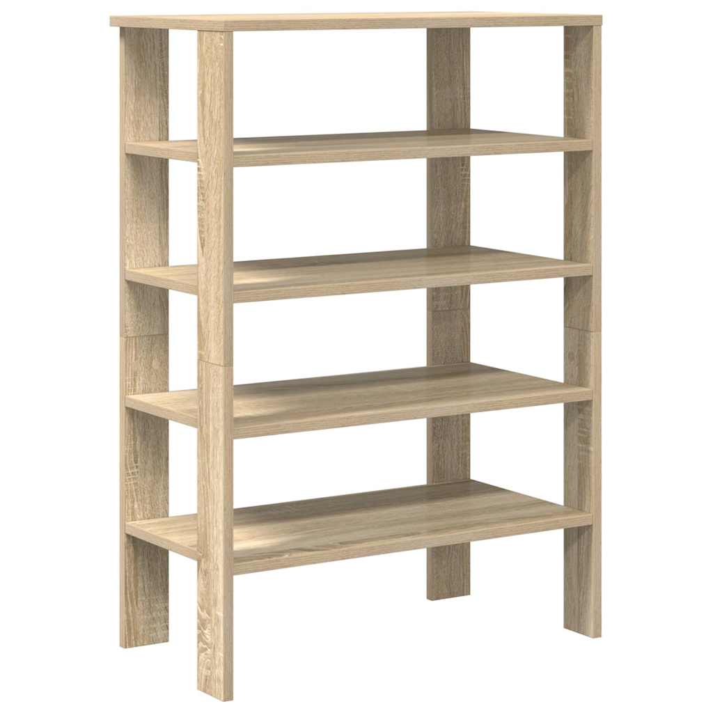 vidaXL Étagère à chaussures chêne sonoma 61x32x87,5 cm bois ingénierie