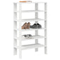 vidaXL Étagère à chaussures blanc 61x32x105 cm bois d'ingénierie