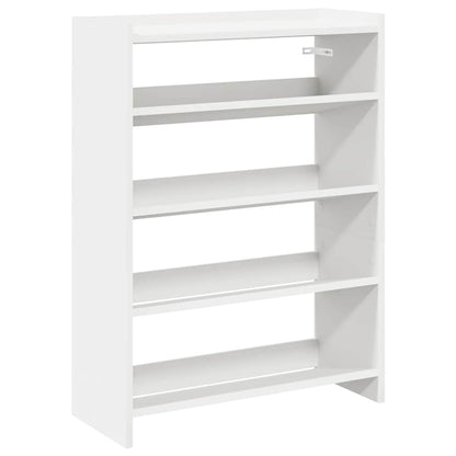 vidaXL Étagère à chaussures blanc 80x25x61,5 cm bois d'ingénierie