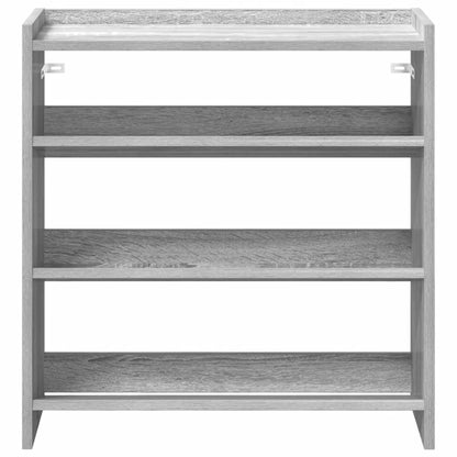 vidaXL Étagère à chaussures sonoma gris 60x25x62 cm bois d'ingénierie