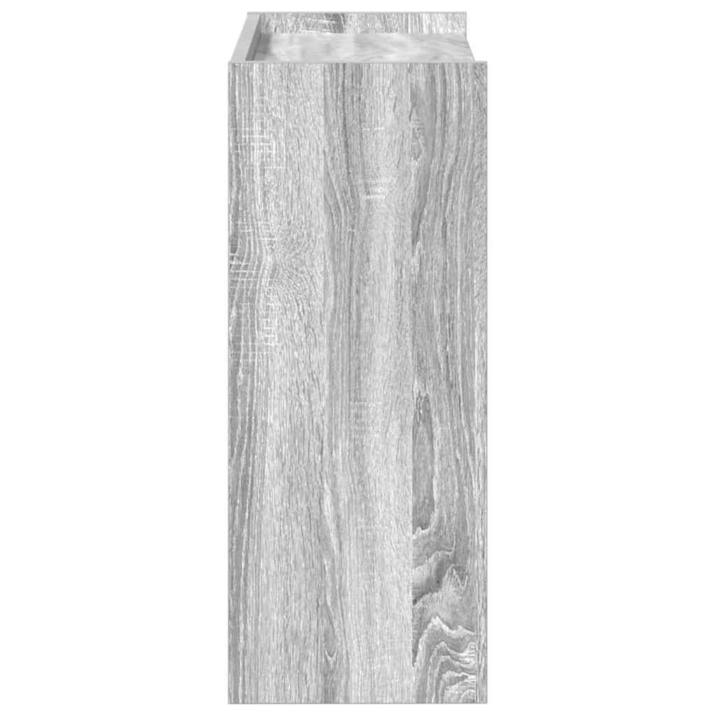 vidaXL Étagère à chaussures sonoma gris 60x25x62 cm bois d'ingénierie