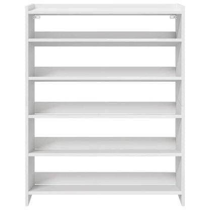 vidaXL Étagère à chaussures blanc 80x25x100 cm bois d'ingénierie