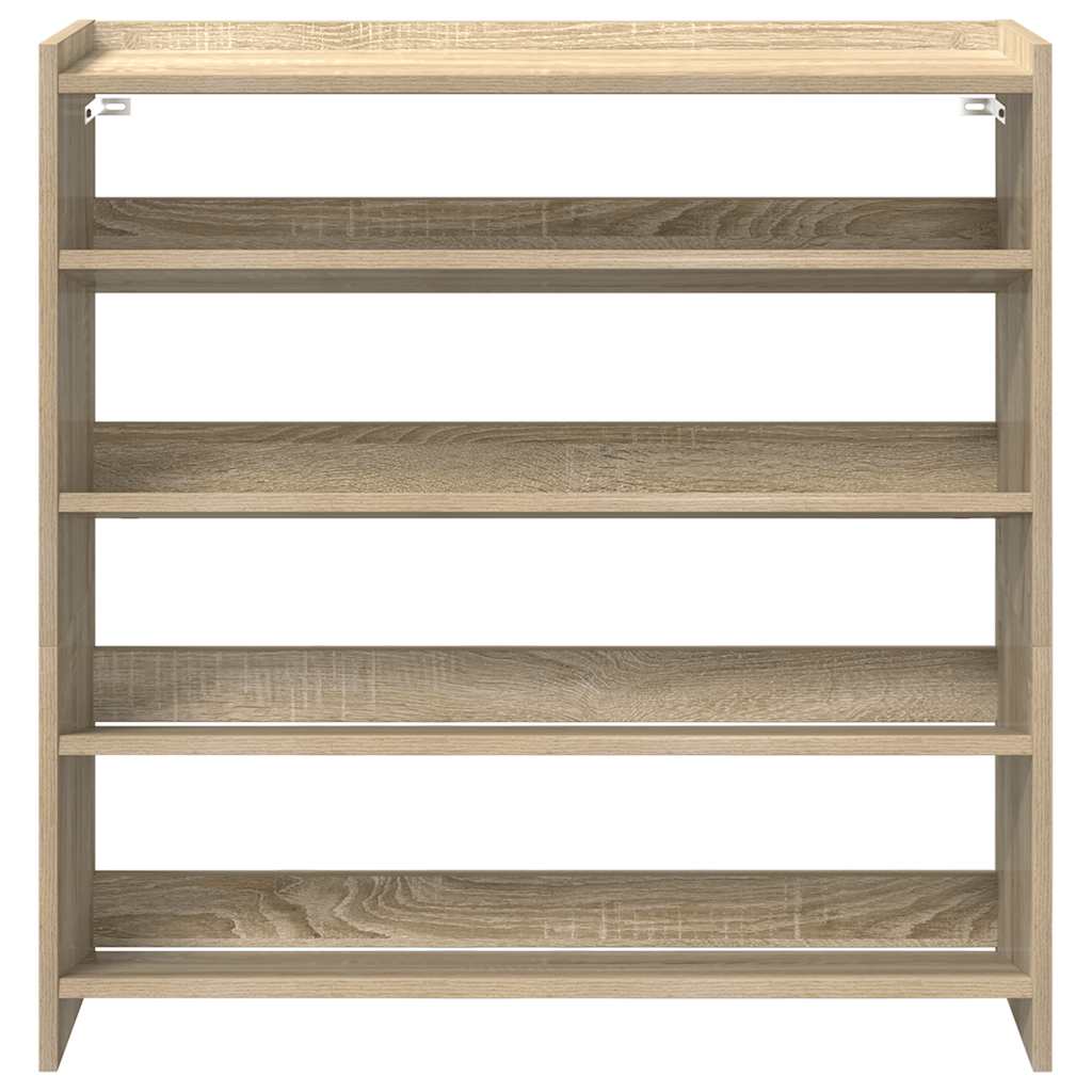vidaXL Étagère à chaussures chêne sonoma 80x25x81 cm bois ingénierie