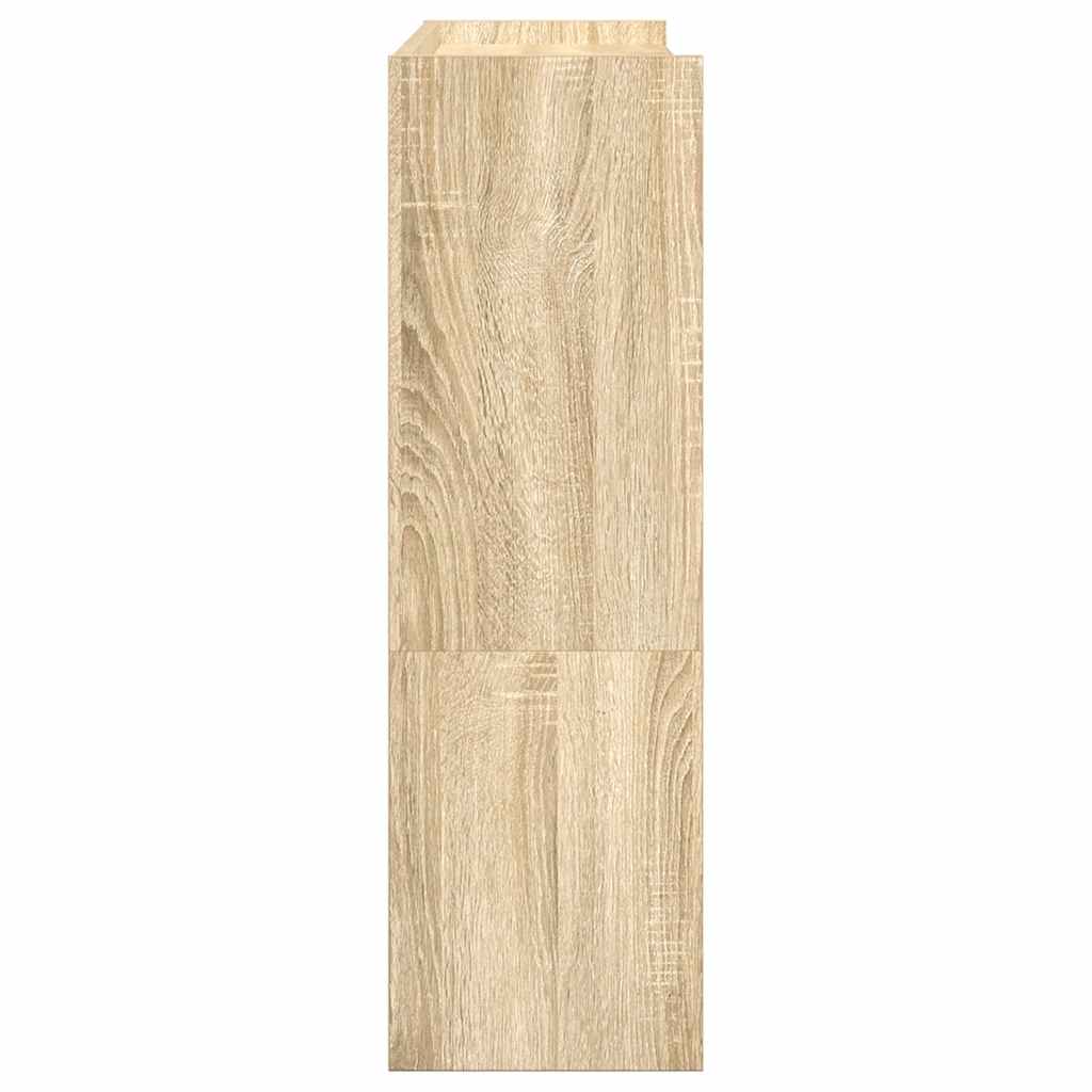 vidaXL Étagère à chaussures chêne sonoma 80x25x81 cm bois ingénierie