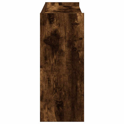 vidaXL Étagère à chaussures chêne fumé 80x25x61,5 cm bois d'ingénierie