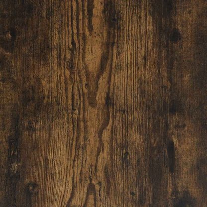 vidaXL Étagère à chaussures chêne fumé 80x25x61,5 cm bois d'ingénierie