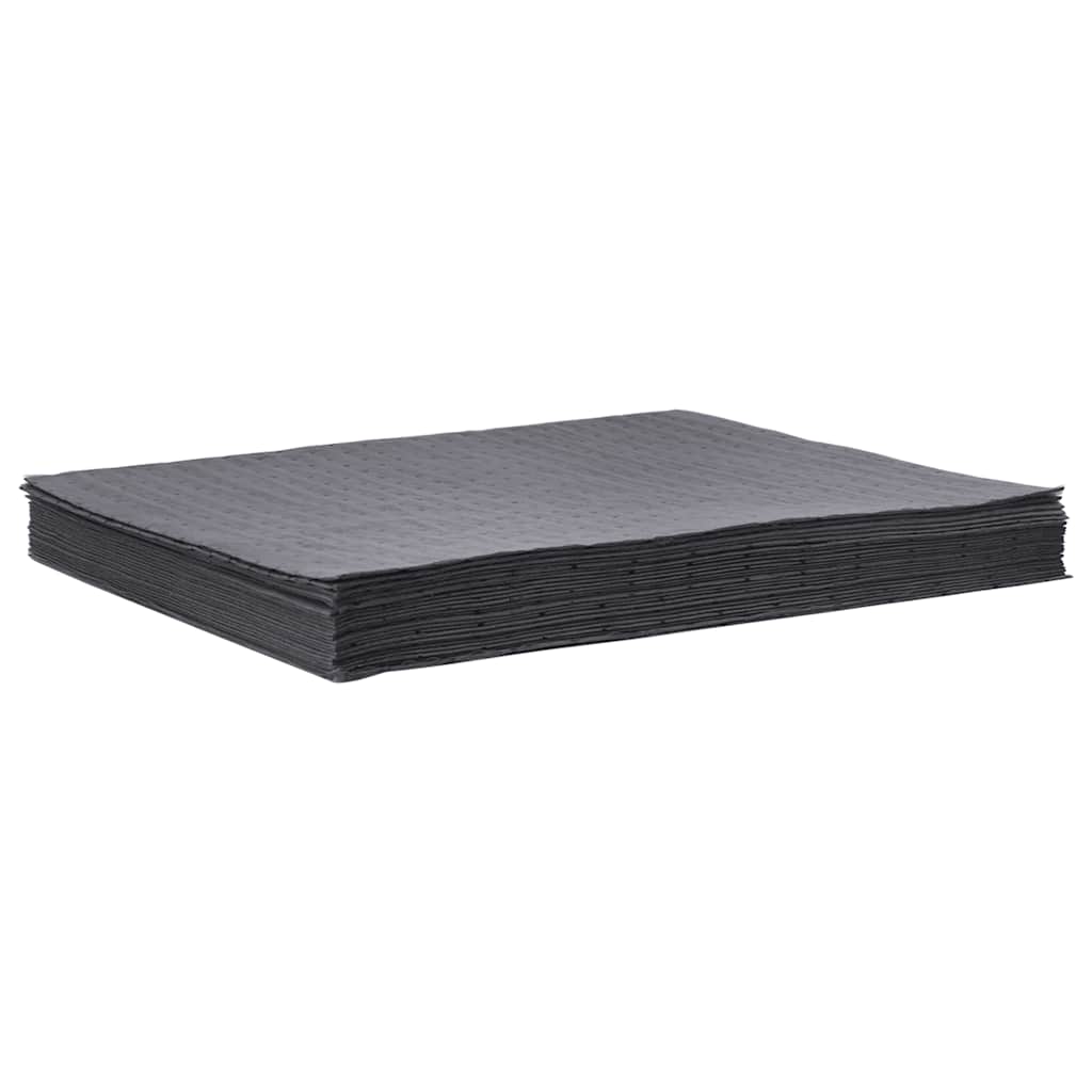 vidaXL Tampons absorbants d'huile 25 pcs gris 40x50 cm