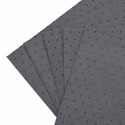 vidaXL Tampons absorbants d'huile 25 pcs gris 40x50 cm