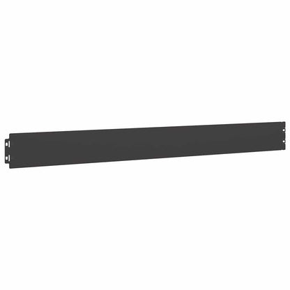 vidaXL Bordures de pelouse 10 pcs noir 10x103 cm acier laminé à froid