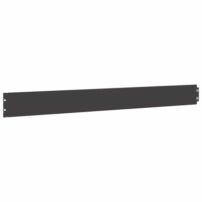 vidaXL Bordures de pelouse 10 pcs noir 10x103 cm acier laminé à froid
