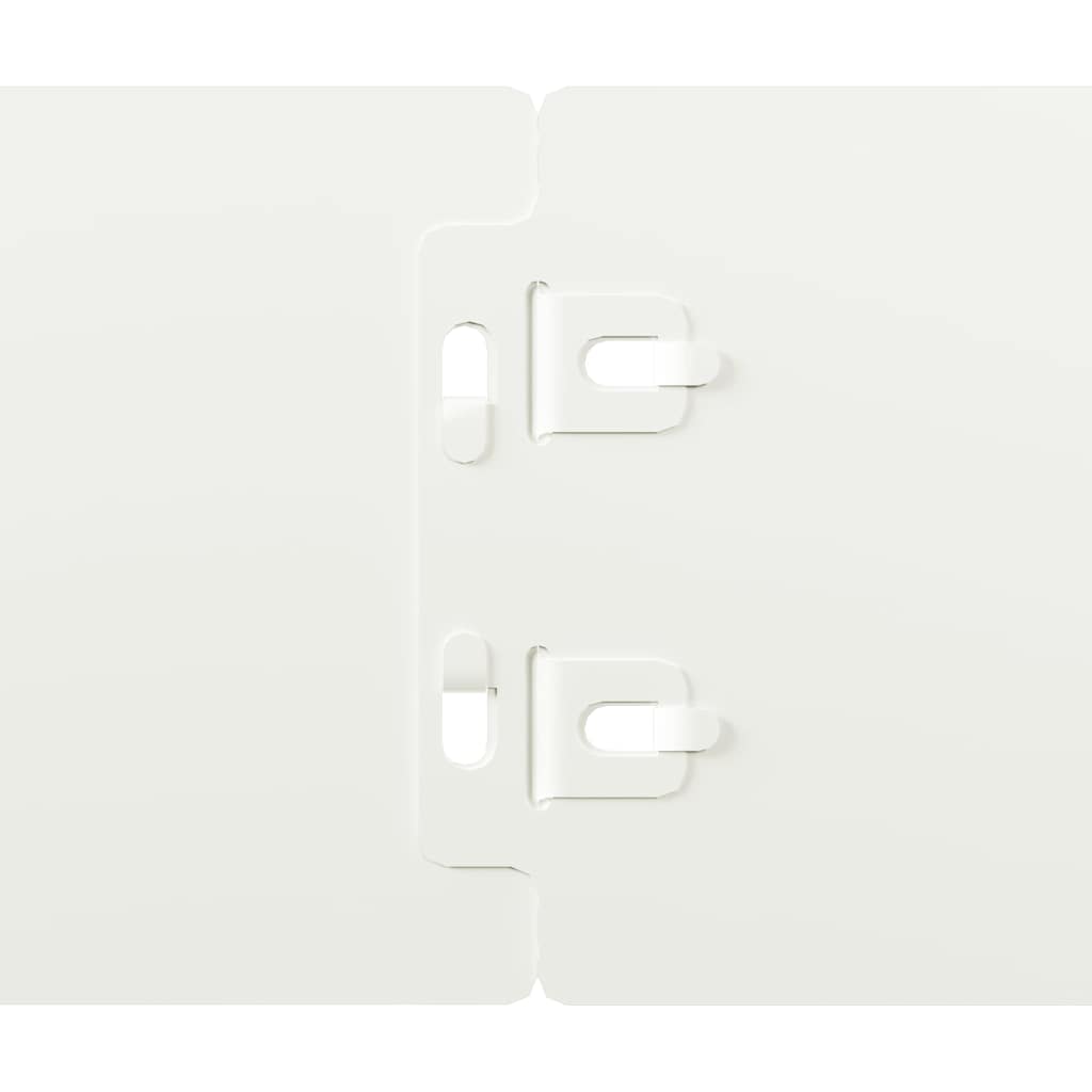 vidaXL Bordures de pelouse 10 pcs blanc 10x103 cm acier laminé à froid