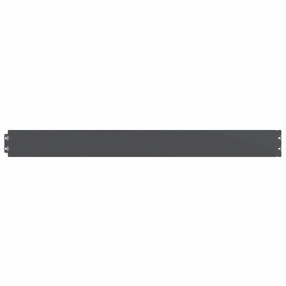 vidaXL Bordures pelouse 10pcs anthracite 10x103cm acier laminé à froid