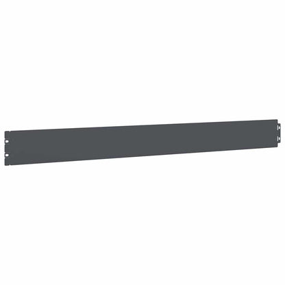 vidaXL Bordures pelouse 10pcs anthracite 10x103cm acier laminé à froid