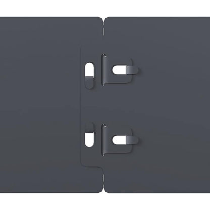 vidaXL Bordures pelouse 10pcs anthracite 10x103cm acier laminé à froid