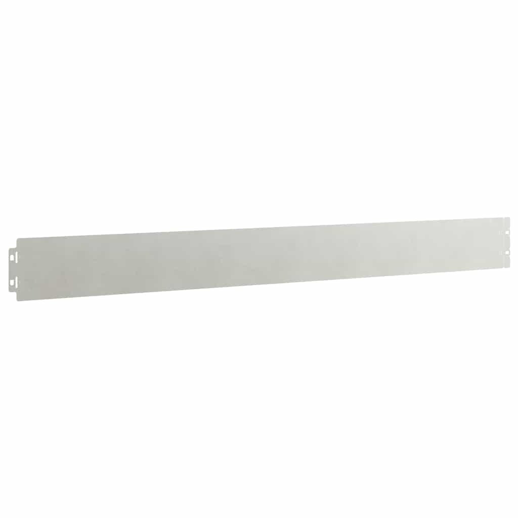 vidaXL Bordures de pelouse 10 pcs 10x103 cm acier inoxydable