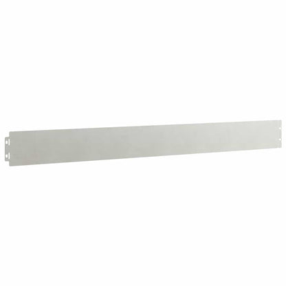 vidaXL Bordures de pelouse 10 pcs 10x103 cm acier inoxydable