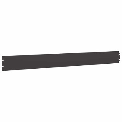 vidaXL Bordures de pelouse 50 pcs noir 10x103 cm acier laminé à froid