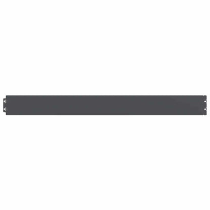 vidaXL Bordures pelouse 50pcs anthracite 10x103cm acier laminé à froid