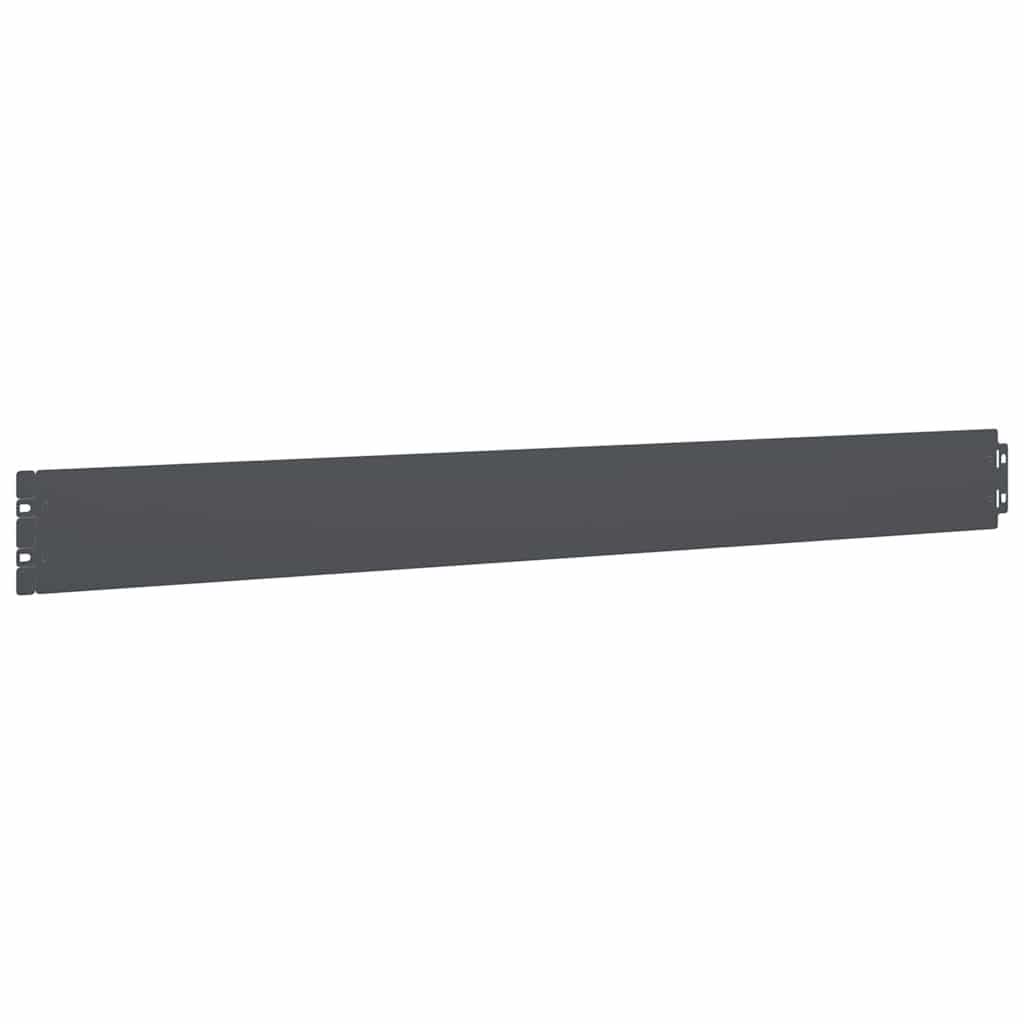 vidaXL Bordures pelouse 50pcs anthracite 10x103cm acier laminé à froid