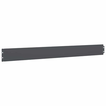 vidaXL Bordures pelouse 50pcs anthracite 10x103cm acier laminé à froid