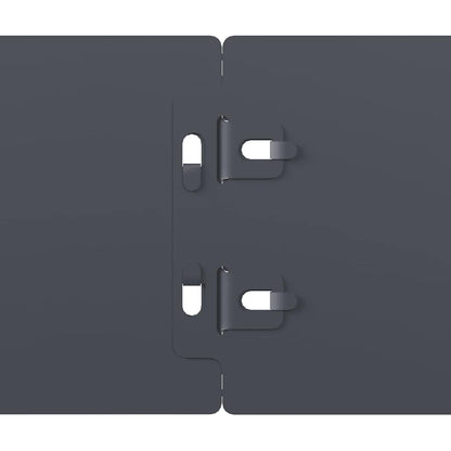 vidaXL Bordures pelouse 50pcs anthracite 10x103cm acier laminé à froid