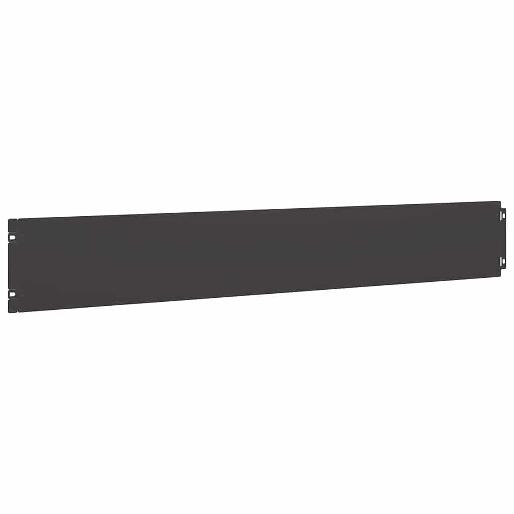 vidaXL Bordures de pelouse 10 pcs noir 15x103 cm acier laminé à froid