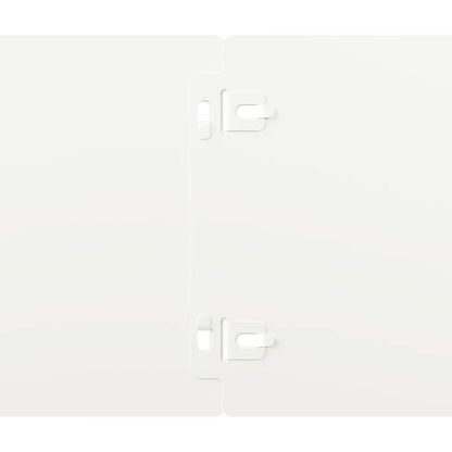 vidaXL Bordures de pelouse 10 pcs blanc 15x103 cm acier laminé à froid