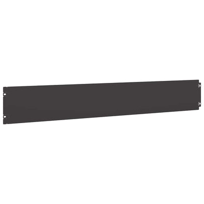 vidaXL Bordures de pelouse 50 pcs noir 15x103 cm acier laminé à froid