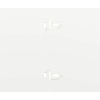 vidaXL Bordures de pelouse 50 pcs blanc 15x103 cm acier laminé à froid