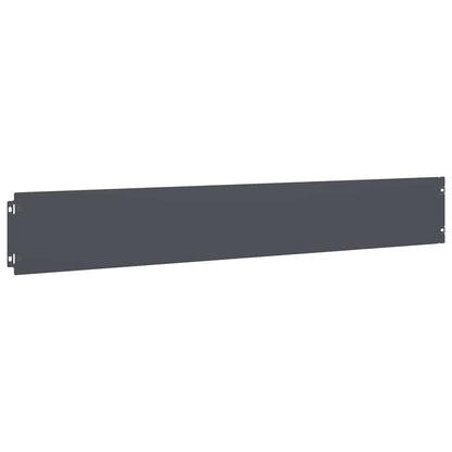 vidaXL Bordures pelouse 50pcs anthracite 15x103cm acier laminé à froid