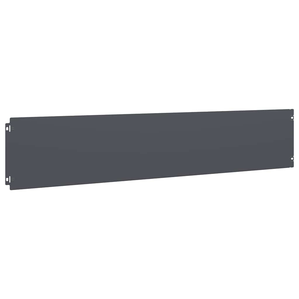 vidaXL Bordures pelouse 10pcs anthracite 20x103cm acier laminé à froid
