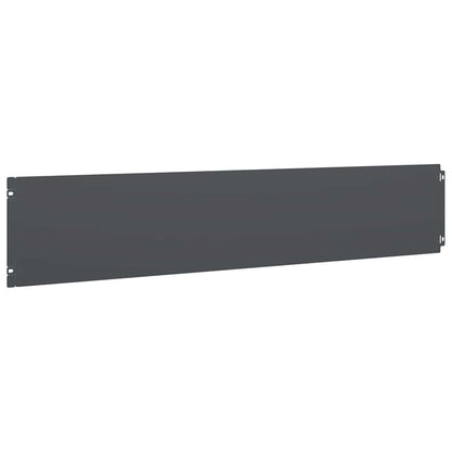 vidaXL Bordures pelouse 10pcs anthracite 20x103cm acier laminé à froid