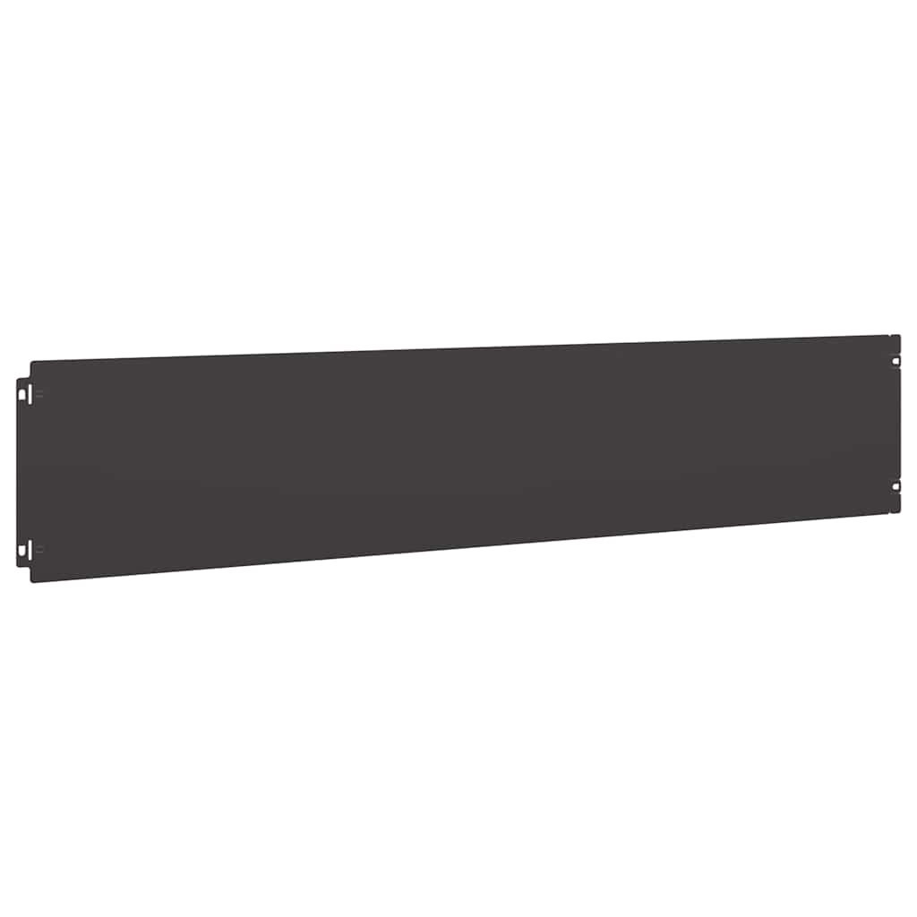 vidaXL Bordures de pelouse 30 pcs noir 20x103 cm acier laminé à froid