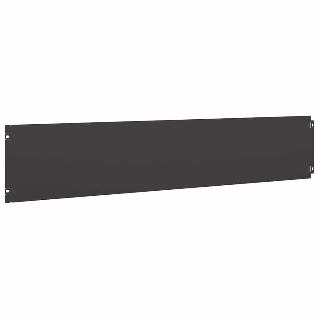 vidaXL Bordures de pelouse 30 pcs noir 20x103 cm acier laminé à froid
