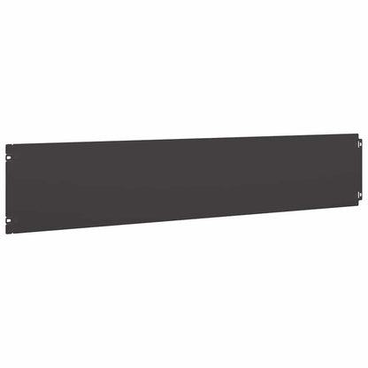 vidaXL Bordures de pelouse 30 pcs noir 20x103 cm acier laminé à froid