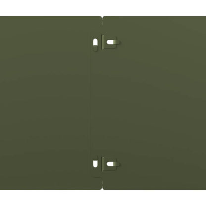 vidaXL Bordures pelouse 30pcs vert olive 20x103cm acier laminé à froid