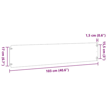 vidaXL Bordures pelouse 30pcs vert olive 20x103cm acier laminé à froid
