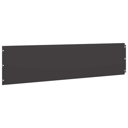 vidaXL Bordures de pelouse 10 pcs noir 25x103 cm acier laminé à froid