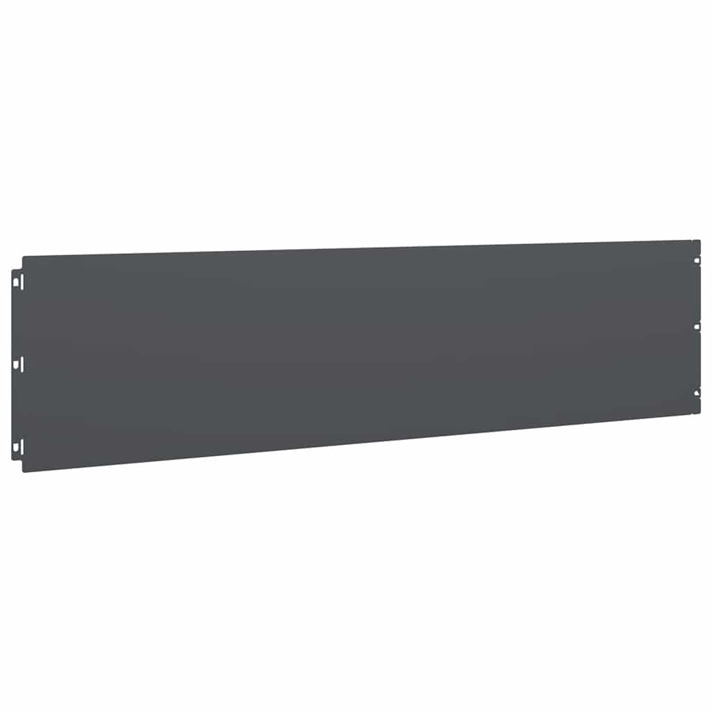 vidaXL Bordures pelouse 10pcs anthracite 25x103cm acier laminé à froid