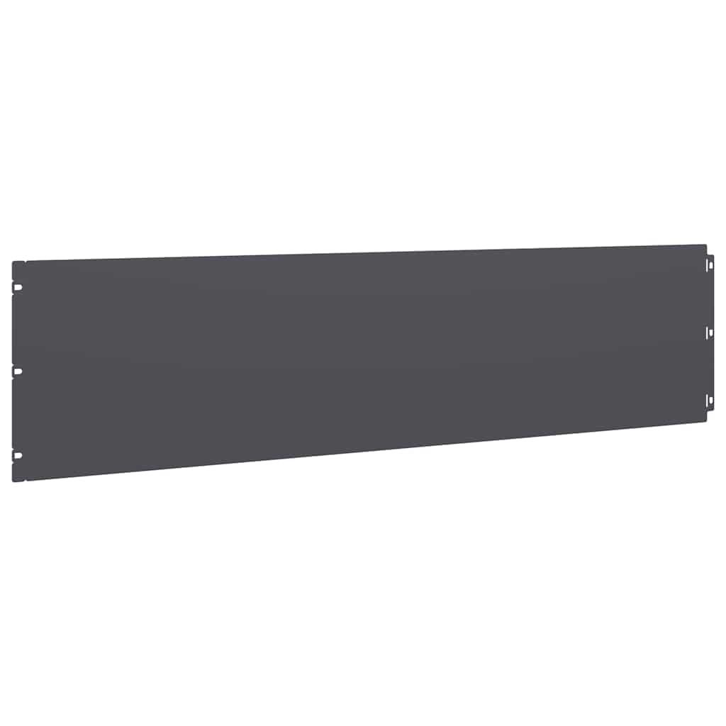vidaXL Bordures pelouse 10pcs anthracite 25x103cm acier laminé à froid