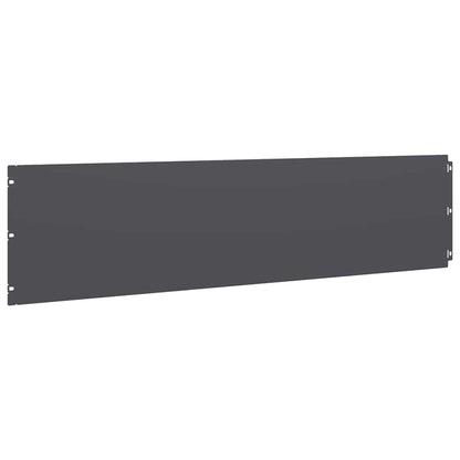 vidaXL Bordures pelouse 10pcs anthracite 25x103cm acier laminé à froid