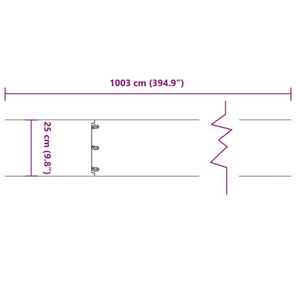 vidaXL Bordures pelouse 10pcs vert olive 25x103cm acier laminé à froid