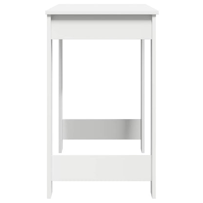 vidaXL Bureau blanc 100x45x75 cm bois d'ingénierie