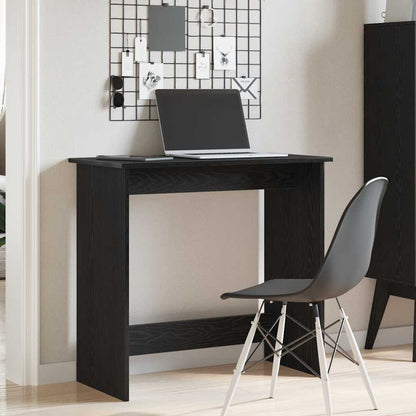 vidaXL Bureau Noir 80x40x75 cm Aggloméré